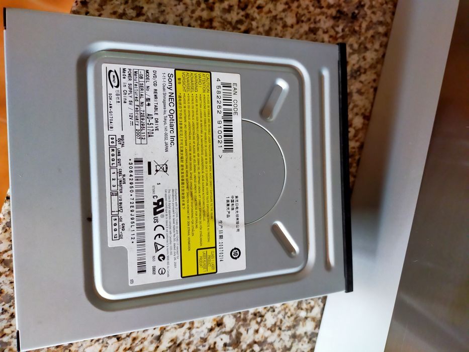 Leitor de DVD marca sony