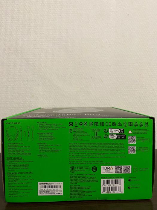 Słuchawki bezprzewodowe nauszne Razer BlackShark V2 Pro