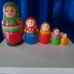 Matrioszka Radziecka !!! Oryginalna etykieta zakupu z ceną 1973r. !!!