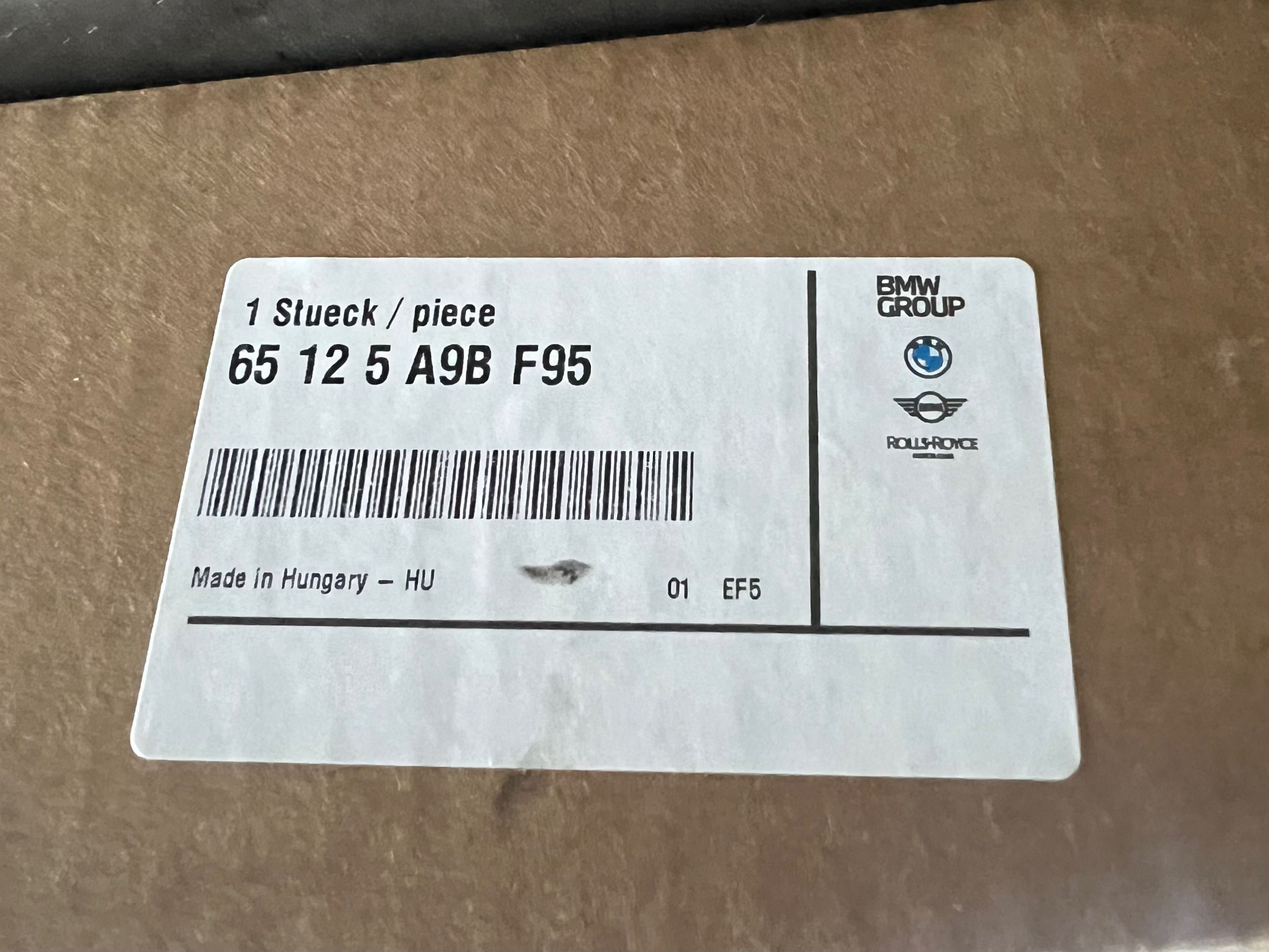 Ресівер, аудіо бустер BMW 65 12 5 A9B F95