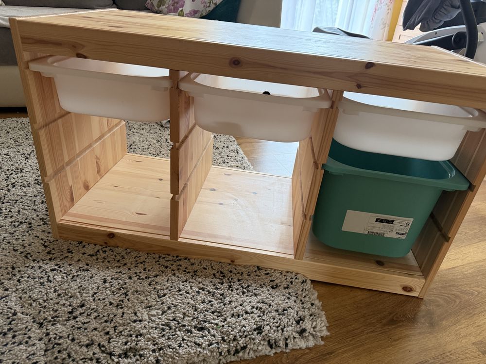 Teofast regal ikea z 6 wkladami stan idealny