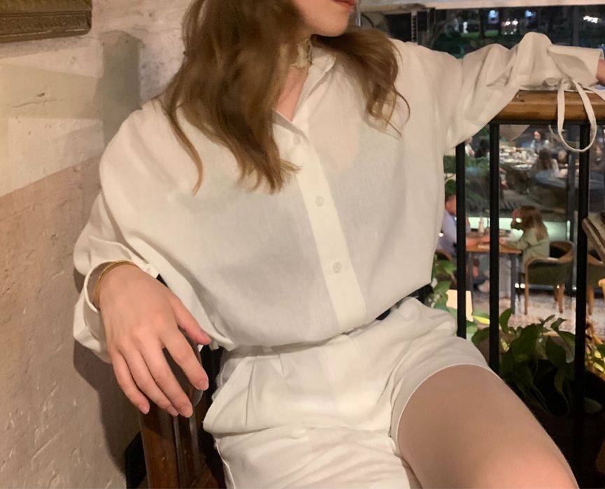 Шорти від украінського бренду yaskrava.me brand з натурального льону