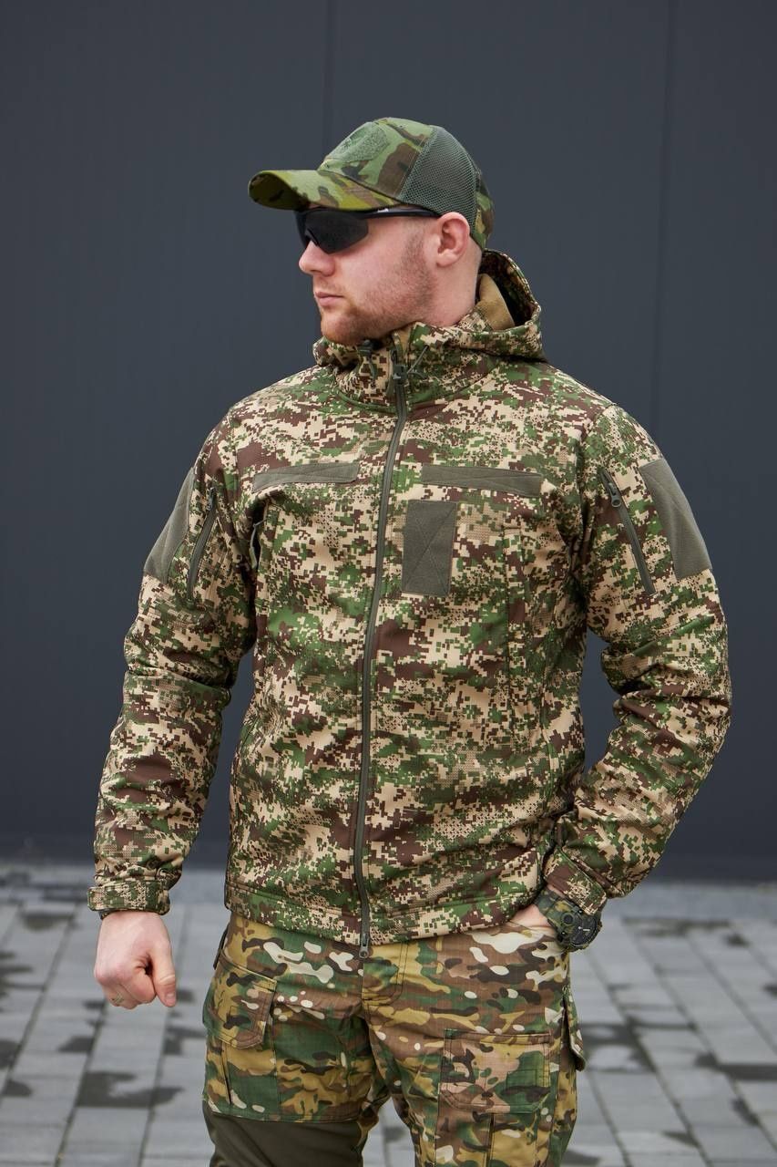 Куртка Soft Shell Хижак Military®️S-3XL