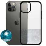 TENDLIN Etui Iphone 12 PRO przezroczyste z czarnymi rantami
