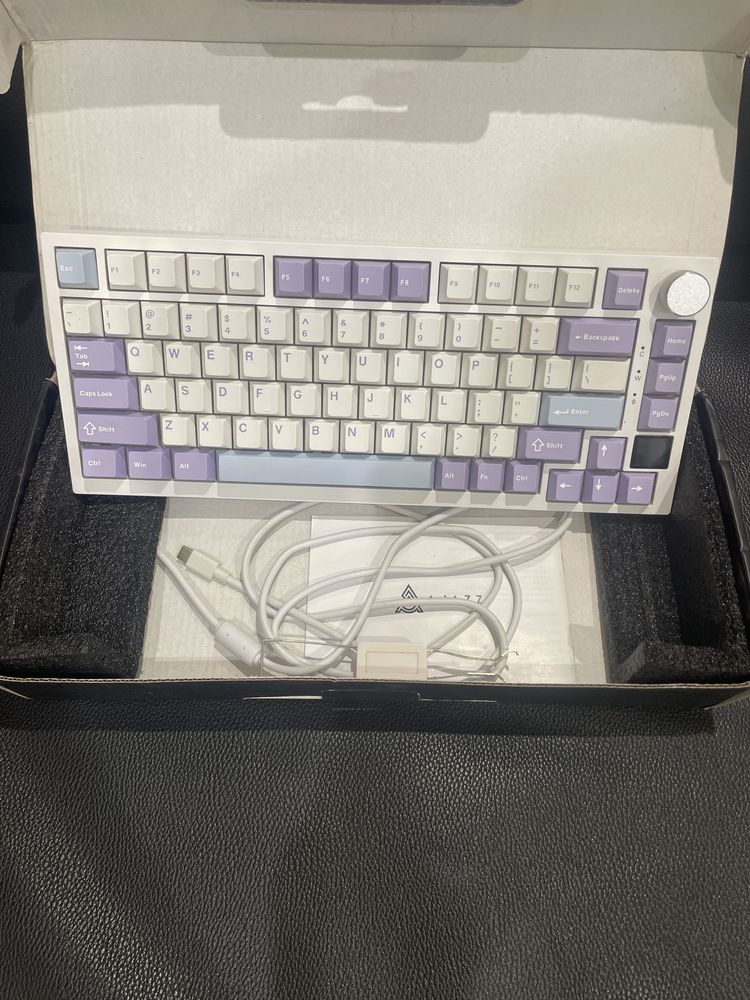 Клавіатура Ajazz-AK820-WHPL-gift