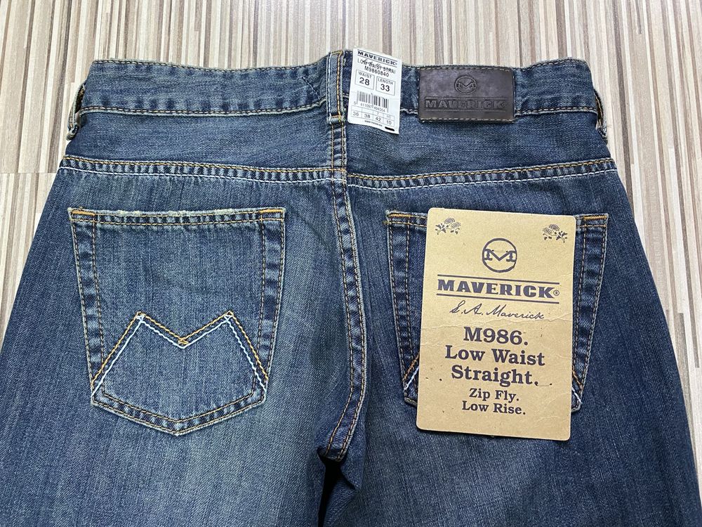 Spodnie damskie jeans dzwony 28/33 pas 74 cm Maverick Lee nowe