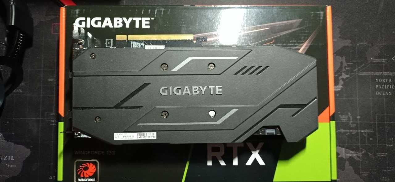 Gigabyte GeForce RTX 2060 WINDFORCE OC 12G -Гарантия, Новая