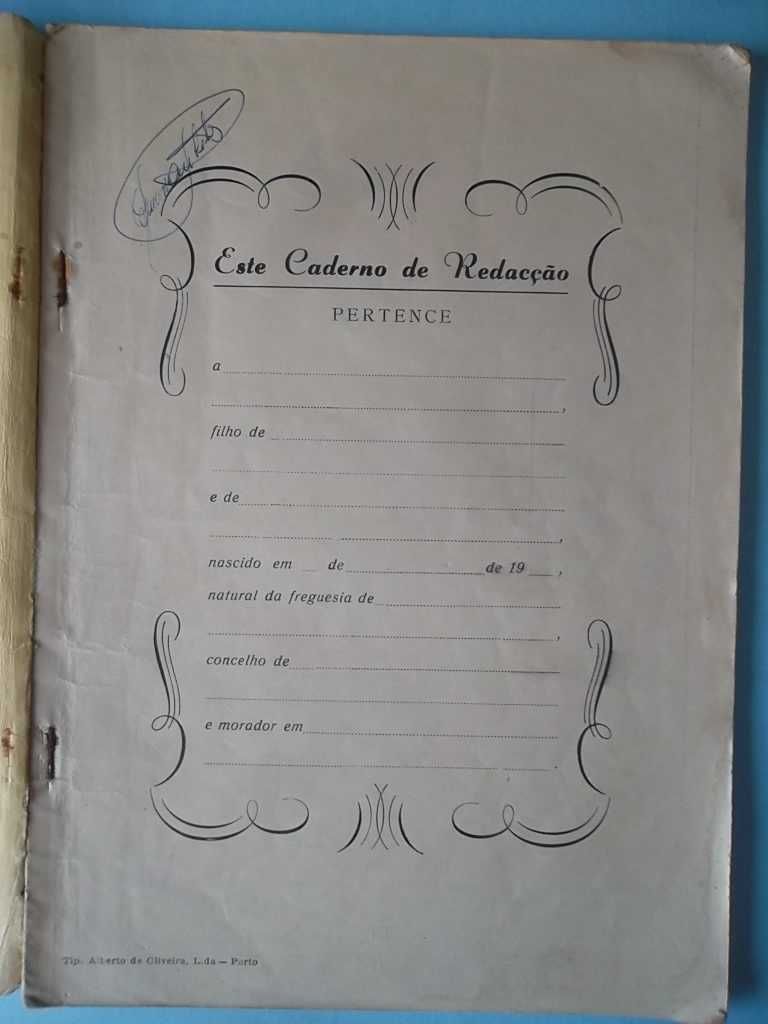 Livro Redacção e Gramática dos anos 1940, NOVO nunca usado