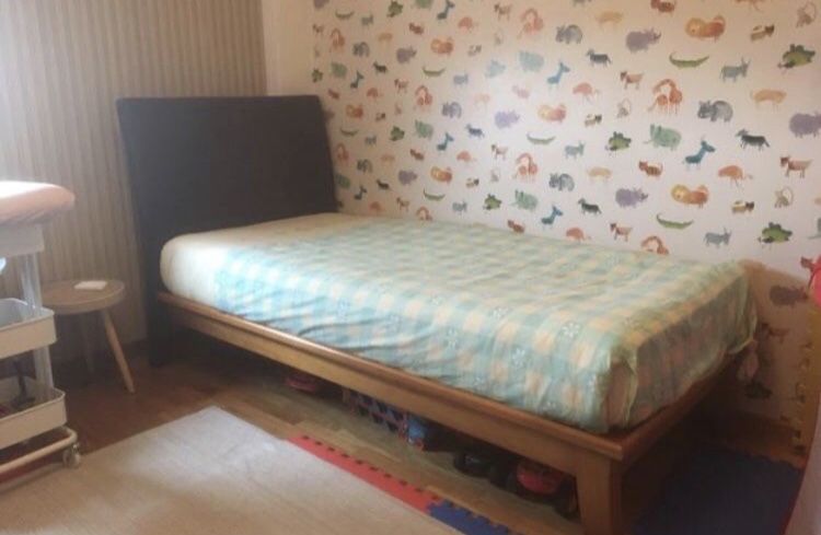 Cama solteiro sem colchao
