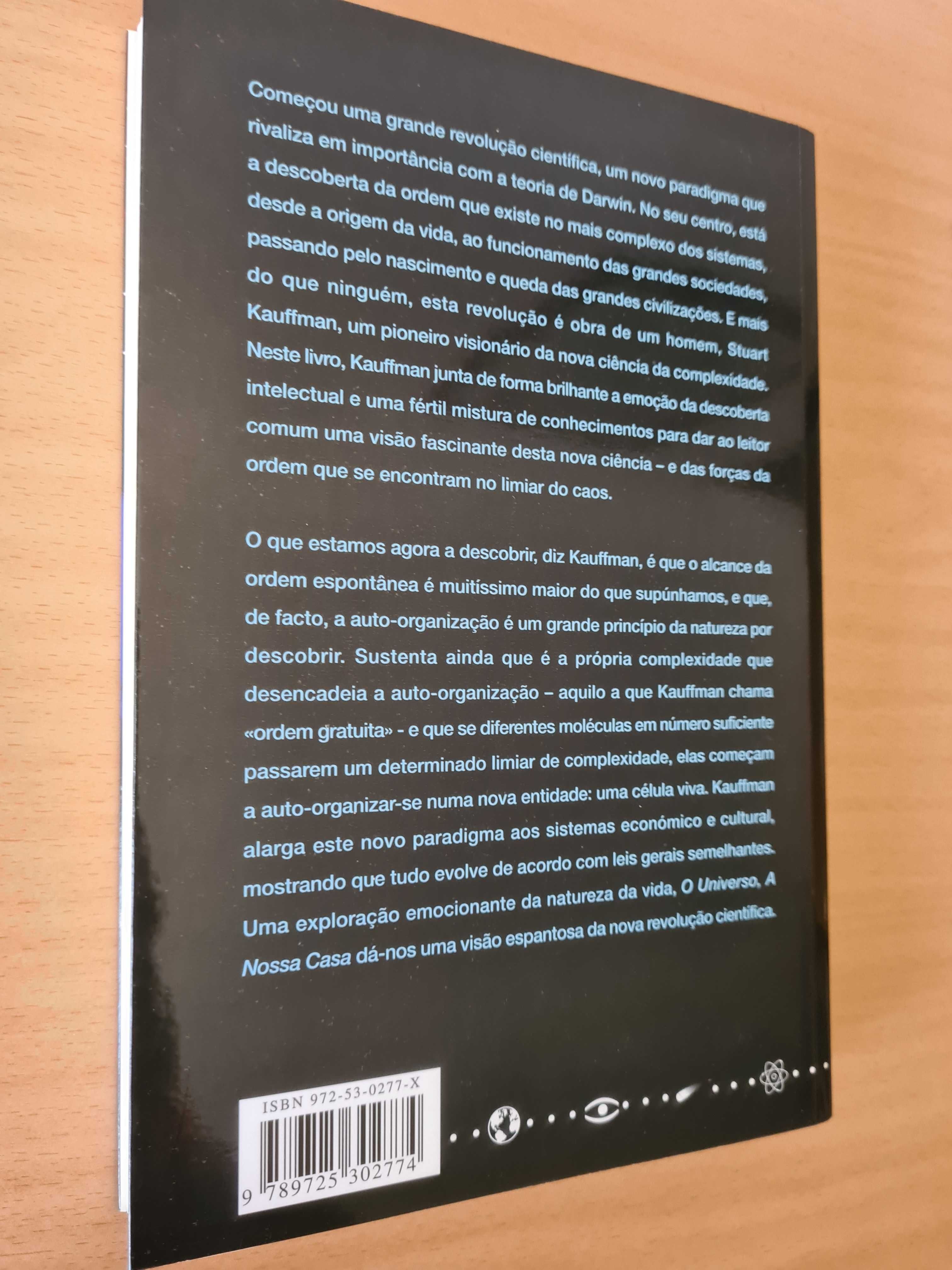 Livro "O Universo, a Nossa Casa" de Stuart Kauffman