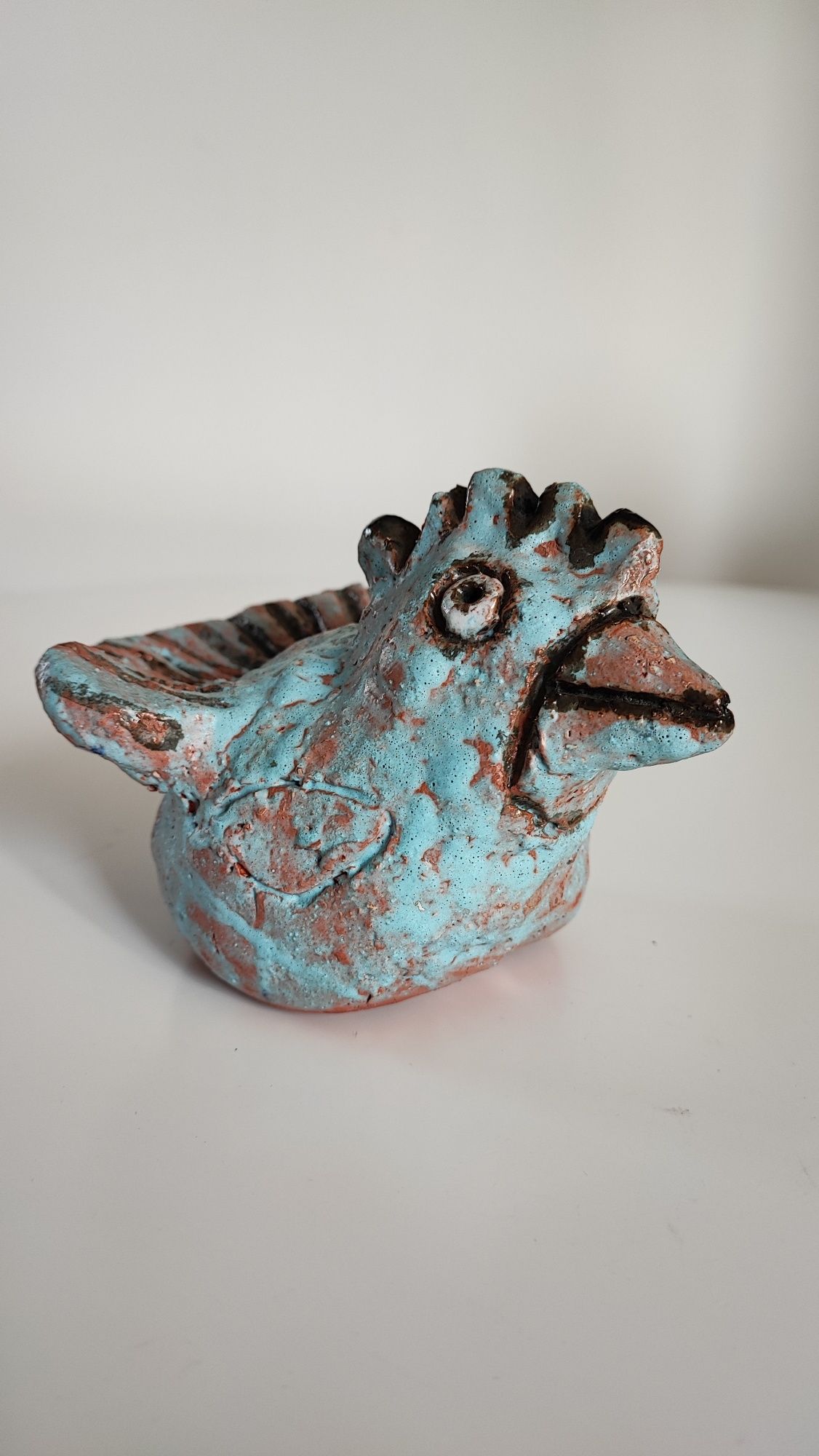 Ptaszek ceramika ręcznie malowany