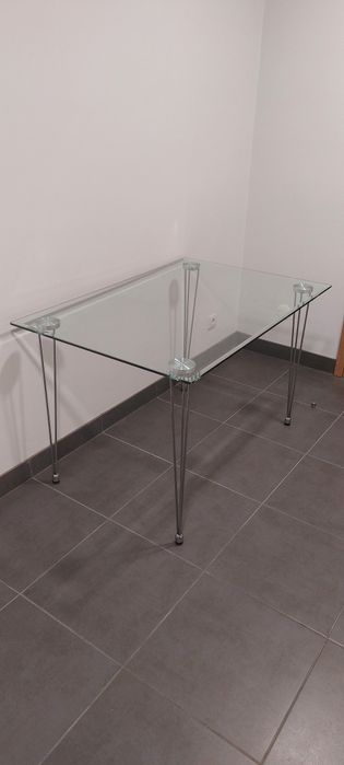 Mesa de Vidro 120x80x75 cm