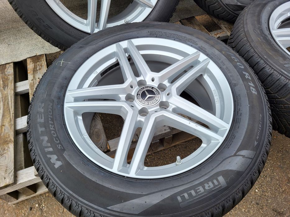 [K370] Koła zimowe 18 Cali 5x112 Pirelli 235/60/18 Mercedes 24r 8m GLC