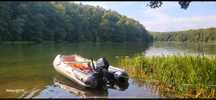 Ponton honda t-35 z silnikiem Yamaha 15 km