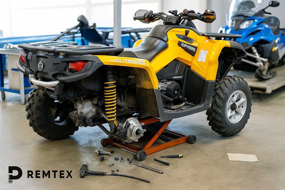 Ремонт квадроциклів CF Moto, Linhai, HiSun, Segway, Loncin, Benda, TGB