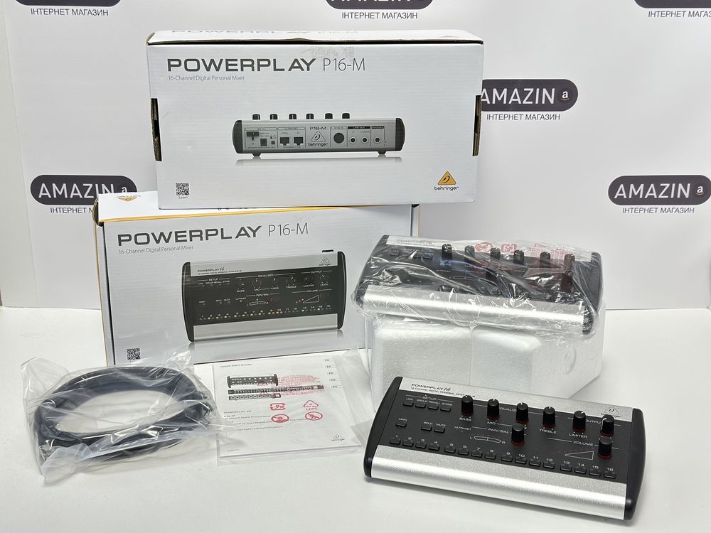 Новий мікшерний пульт стерео мікшер POWERPLAY P16M Behringer