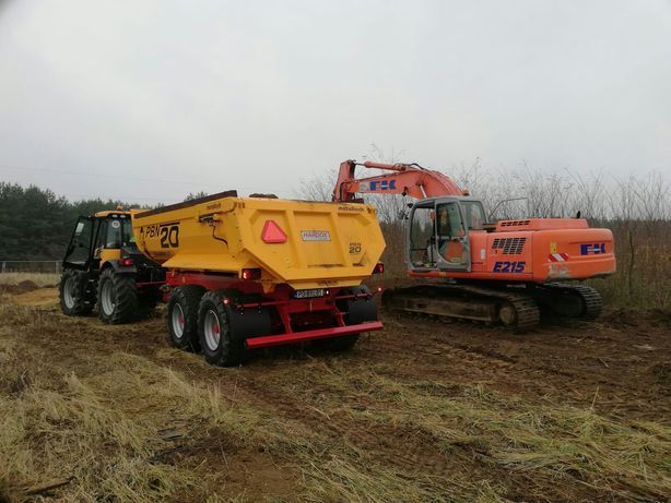 koparka Usługi Koparko ładowarka Prace ziemne Transport Wyburzenia