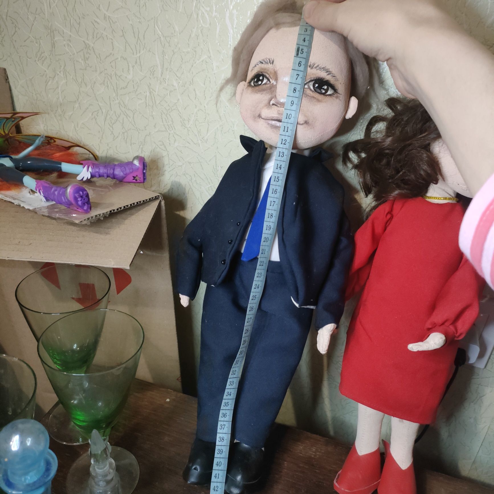 Куклы декоративные Миша и Маша