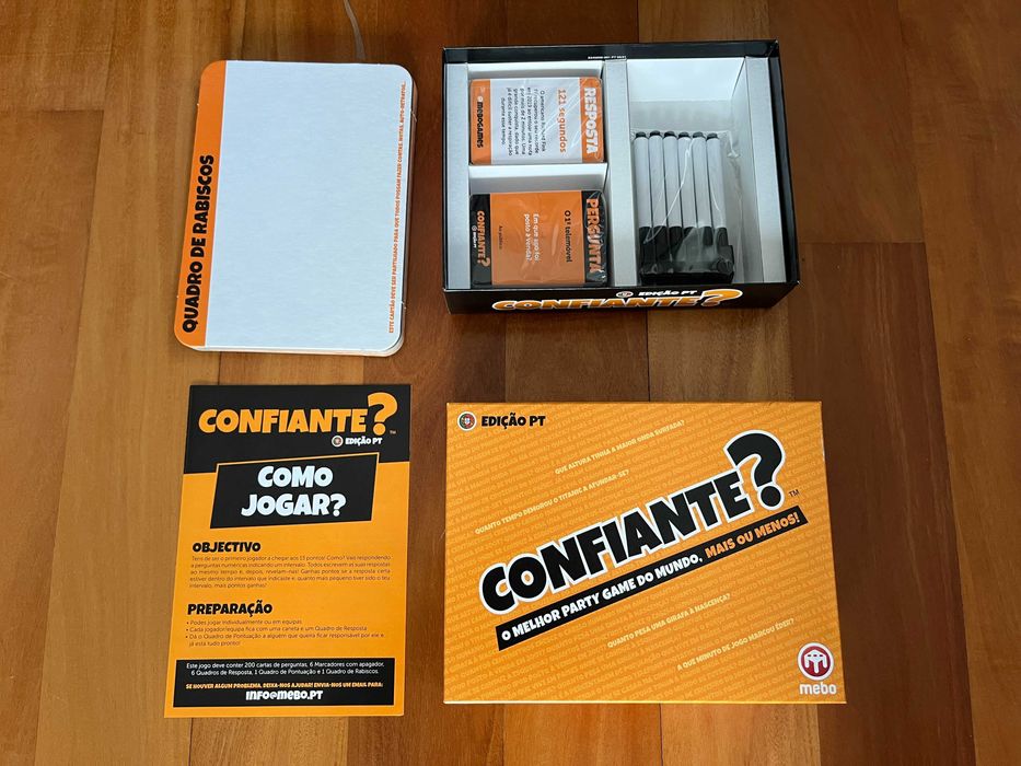 Jogo de tabuleiro Confiante? - novo