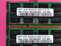 DDR3 2GB+2GB Samsung 8500  1066