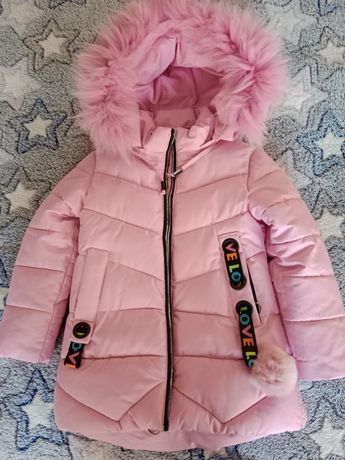 Зимова курточка для дівчинки 104см