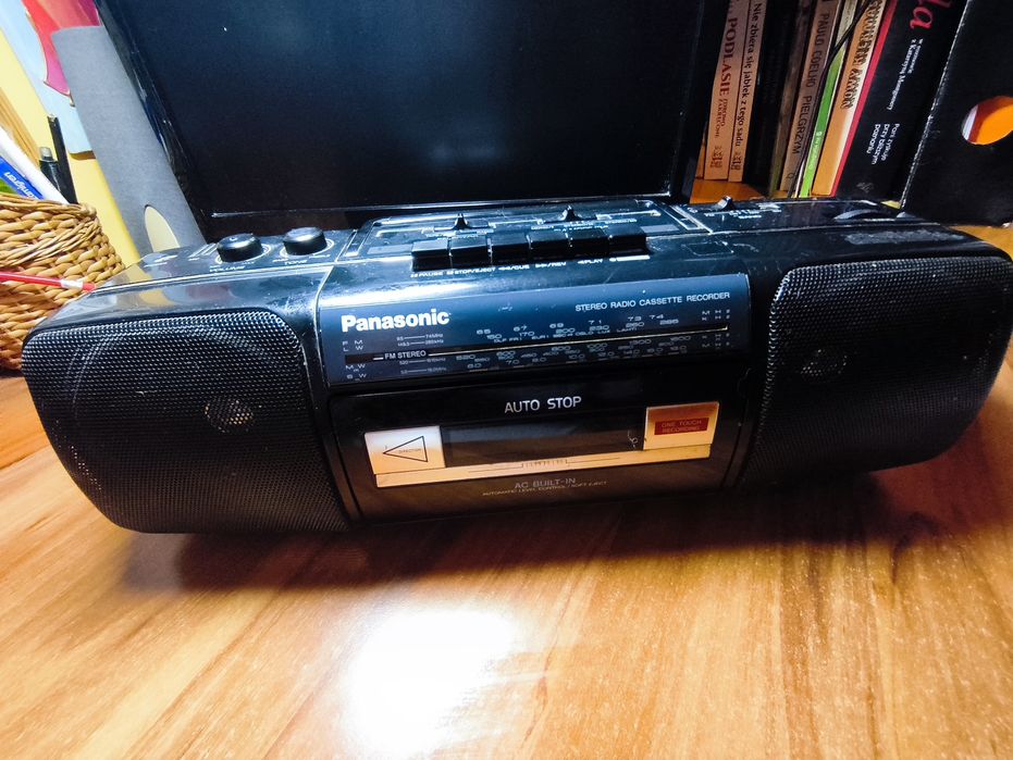 działający radiomagnetofon  Panasonic