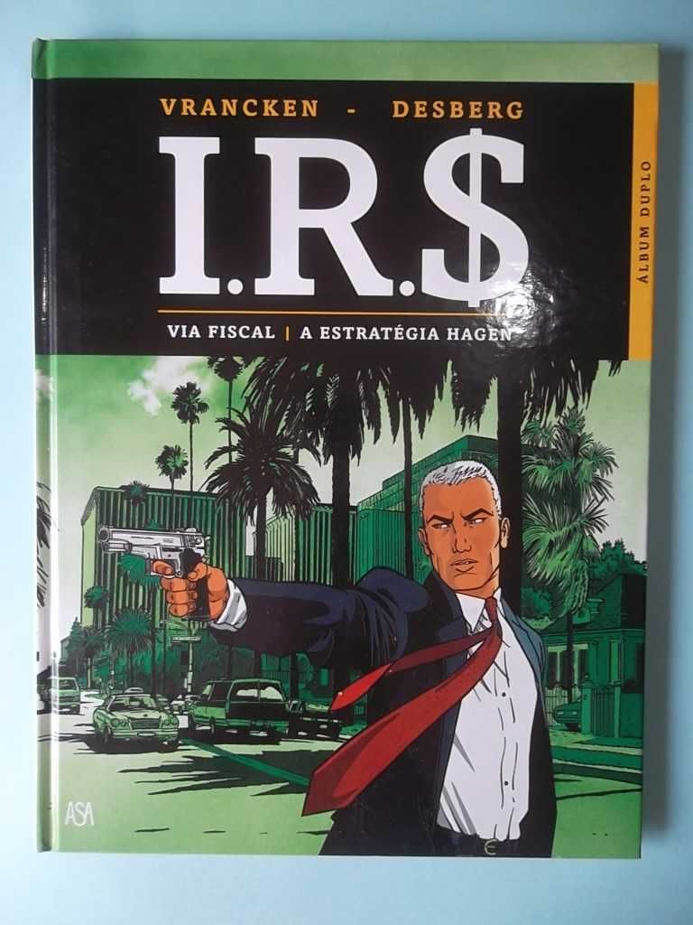 I.R.$ - Coleção completa 9 volumes duplos capa dura Edições Asa