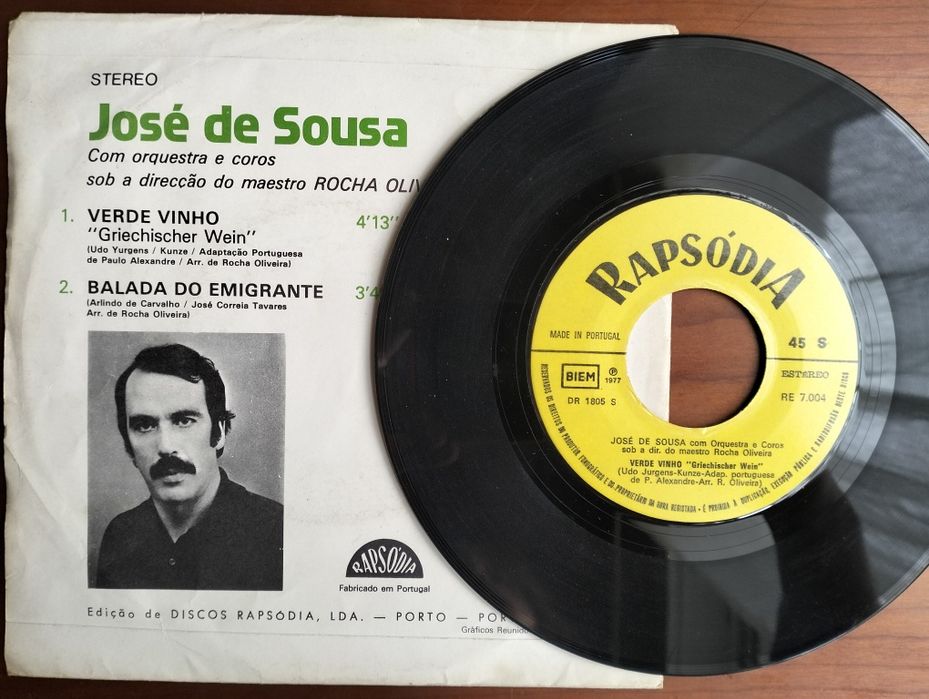 Single José de Sousa - Verde Vinho