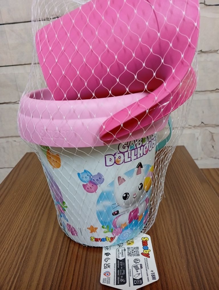 Smoby wiaderko z akcesoriami Gabi i koci domek 18m+