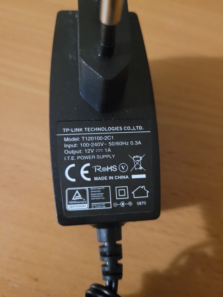 Блок живлення 12в 1а, 12v 1a, TP-LINK