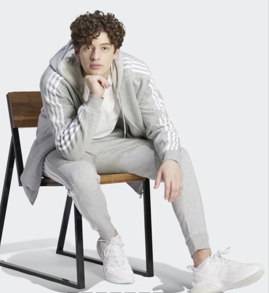 Стильний теплий чоловічий спортивний костюм Adidas