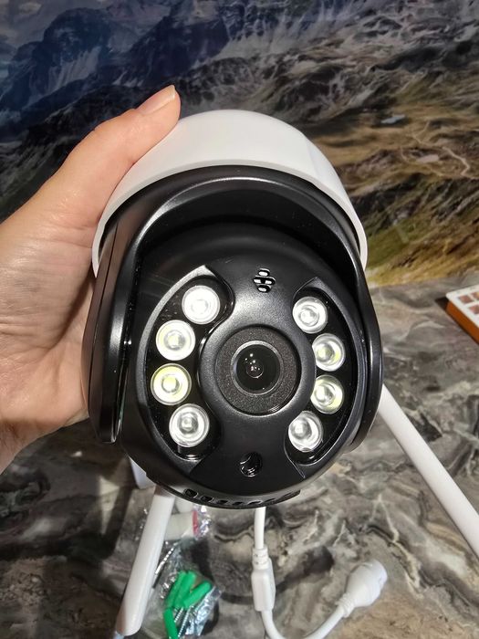 kamera ip wifi smart zewnętrzna obrotowa detekcja 5mpx zoom alarm