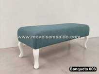 Banquetas de Cama Estofadas - Fazemos todas as medidas e cores.