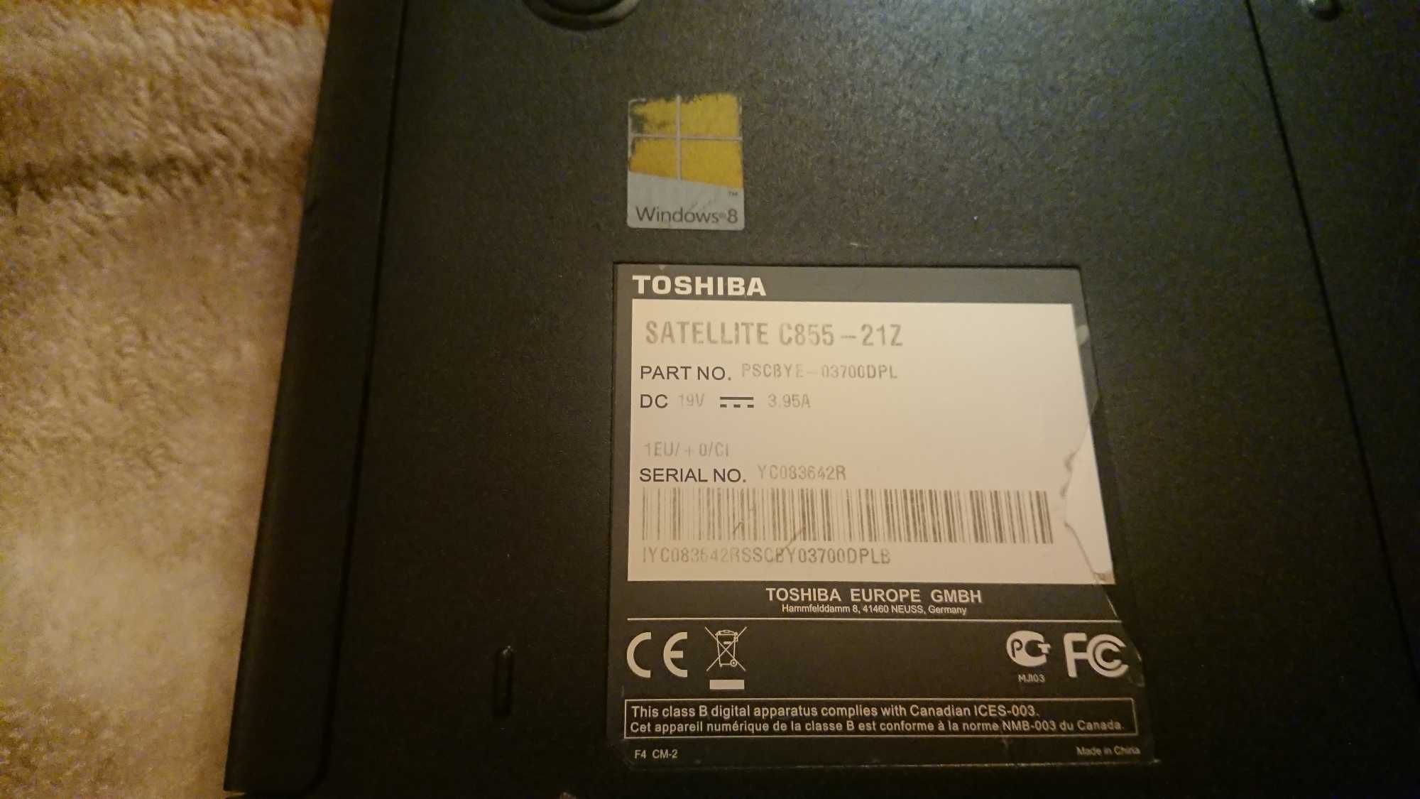 Laptop Toshiba I3