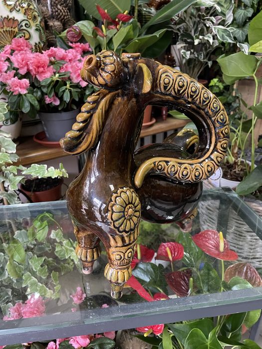 Статуетка, штоф, лембик, кераміка, майоліка