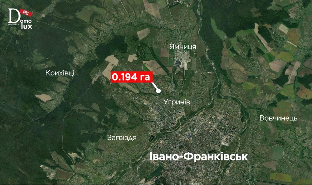 Популярна локація, обжитий масив. Підійде під будівництво котеджів.
