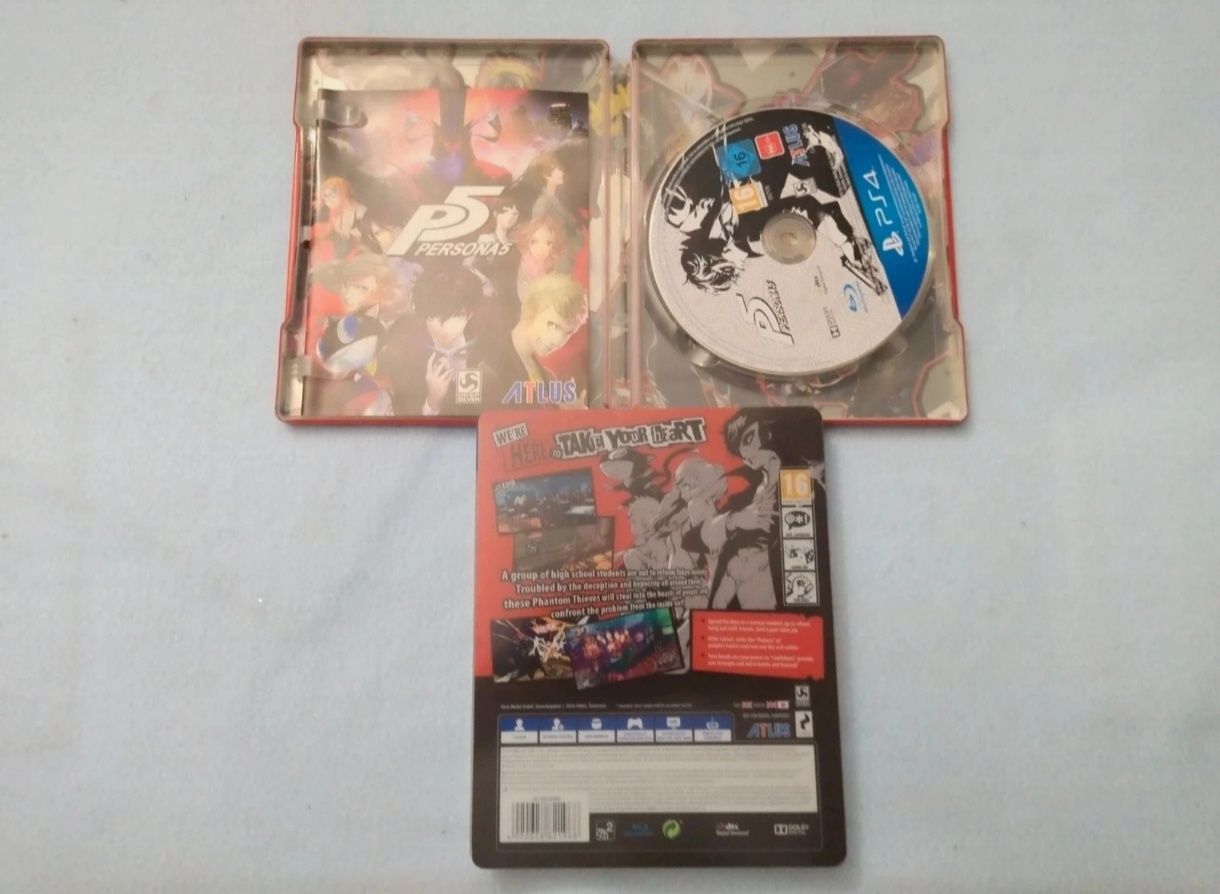 Gra PS4 Persona 5 steelbook edition