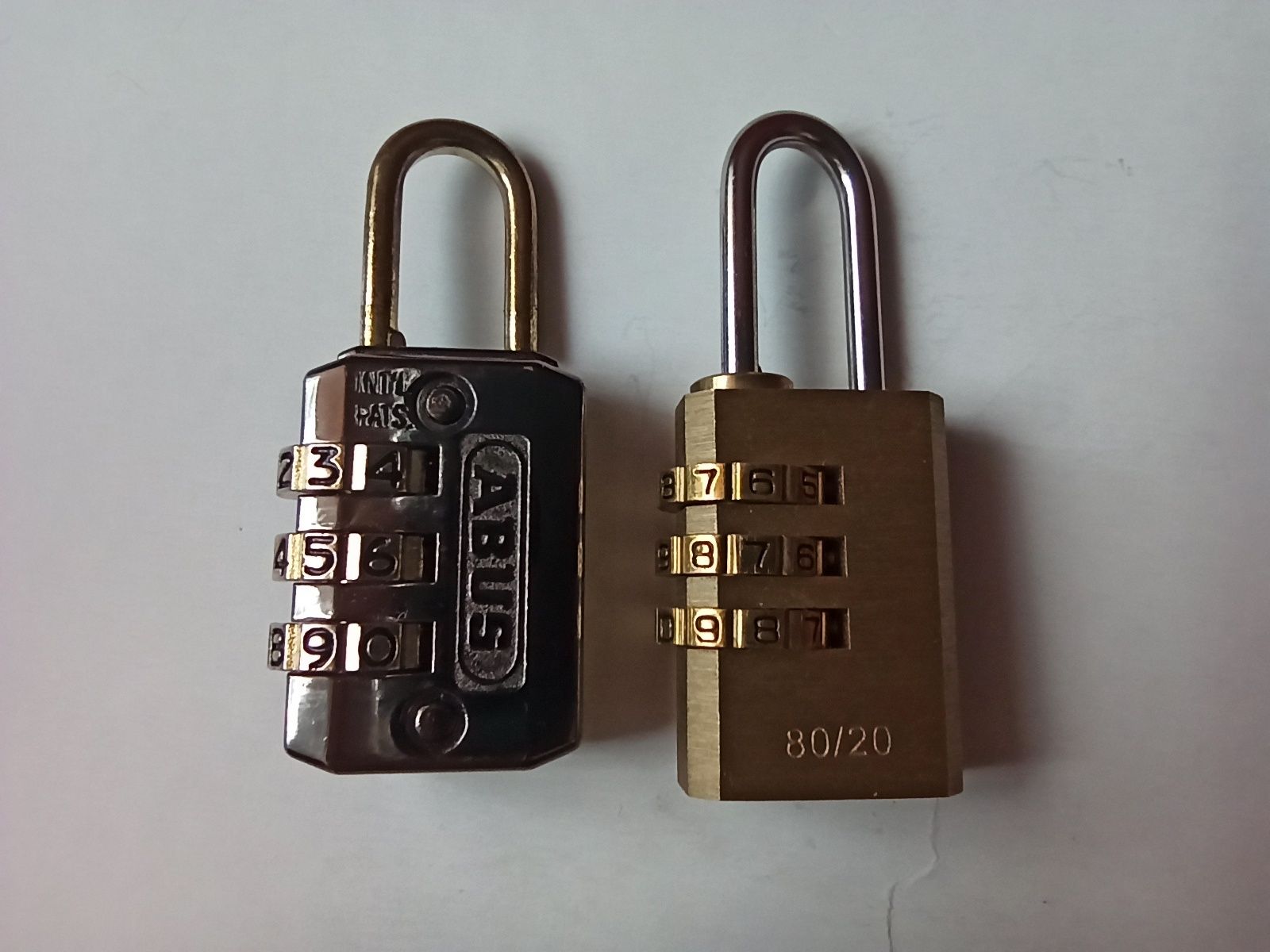 Kłódka mosiężna, Combi Lock 80/20mm Burg-Wächter, mini kłódka na szyfr