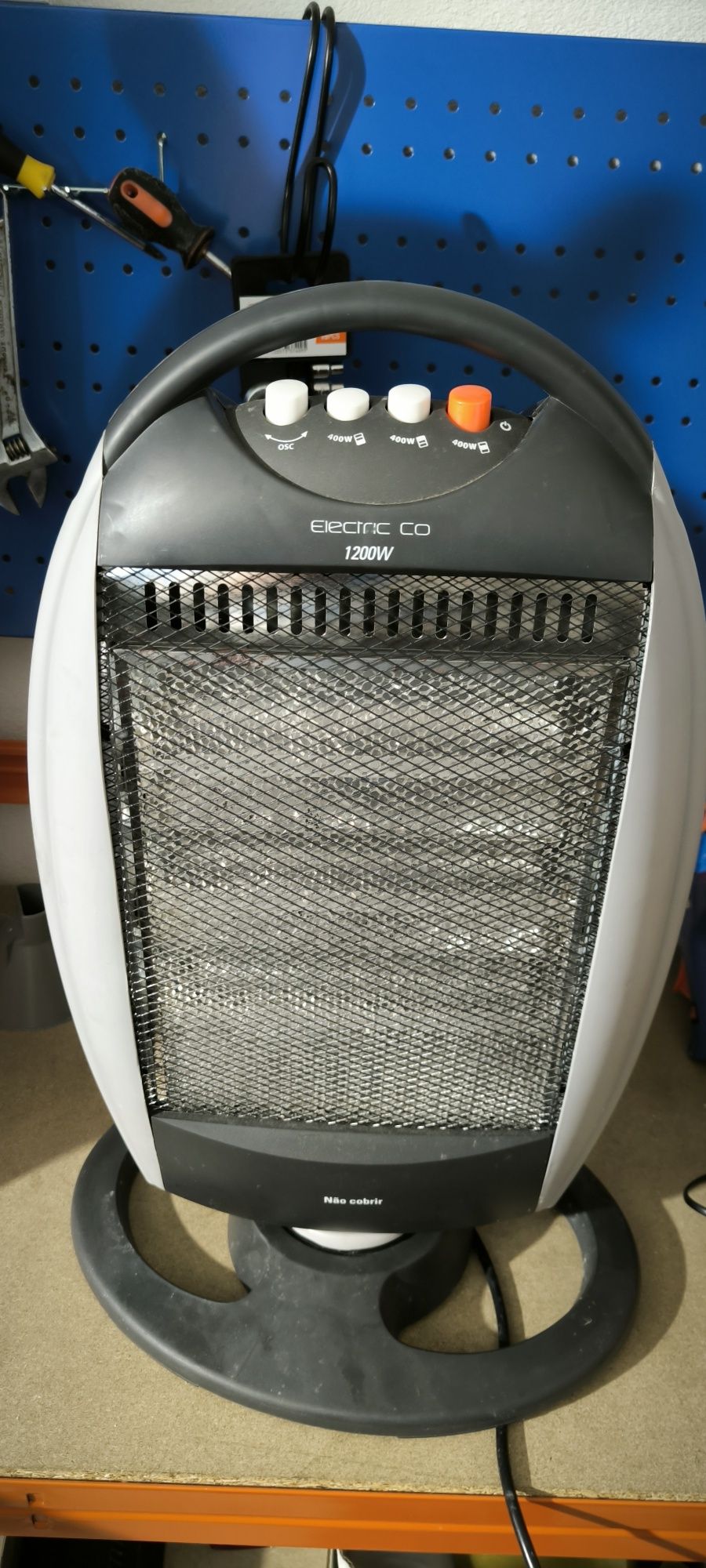 Aquecedor de halogéneo 1200w