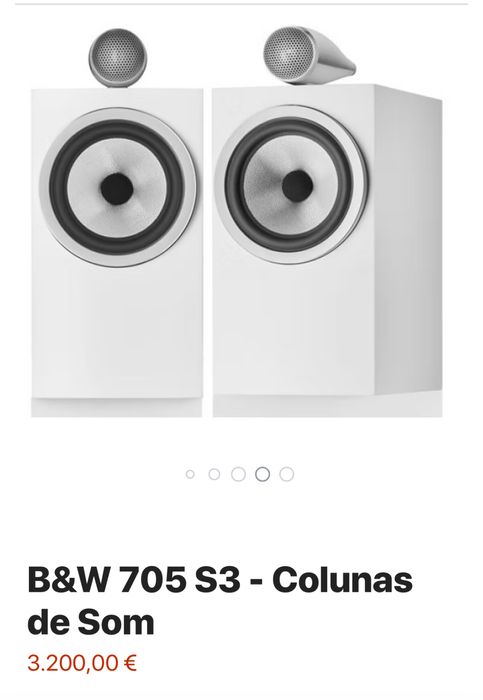 Bowers & Wilkins 705 S3 - Colunas de Som