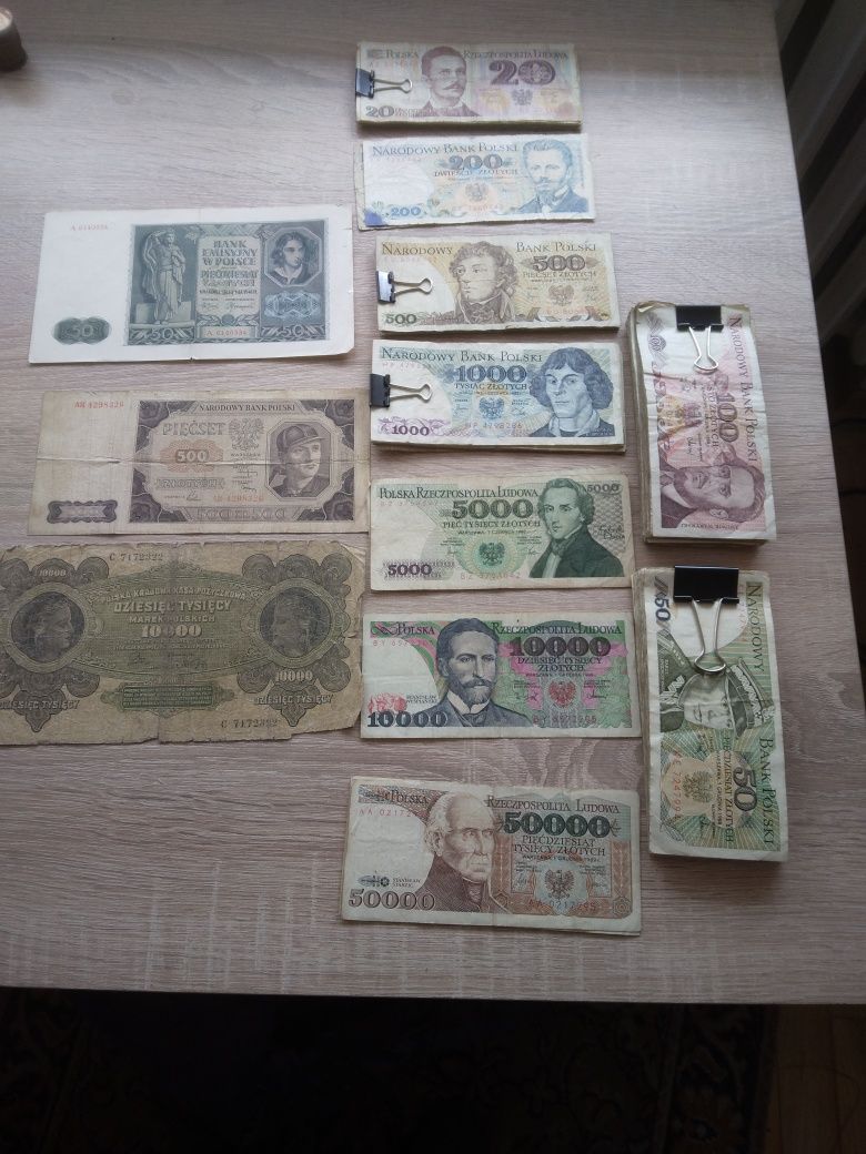 Banknoty PRL! Dobry stan!