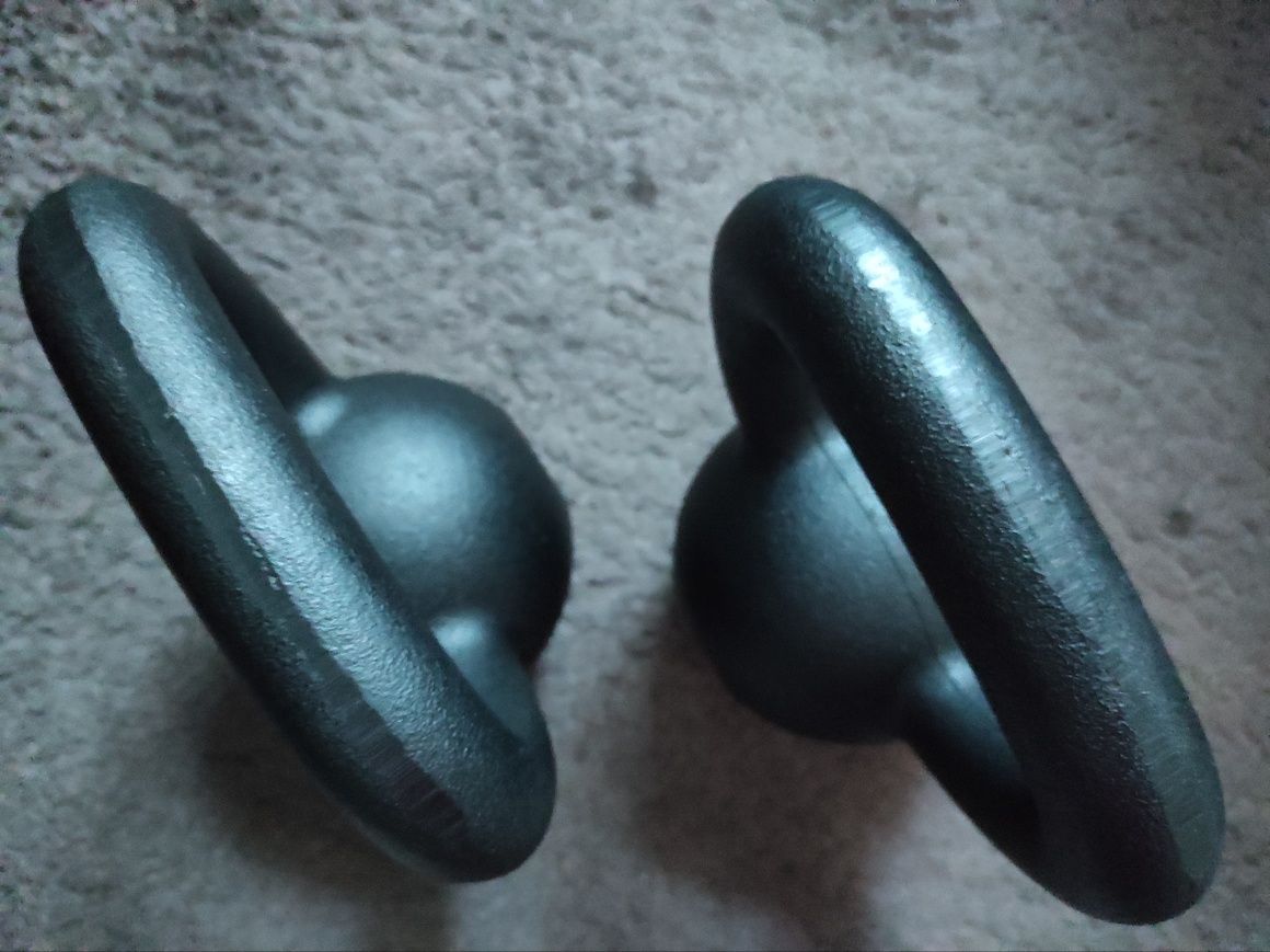 Kettlebell żeliwny Nowe 2 x 6 kg komplet