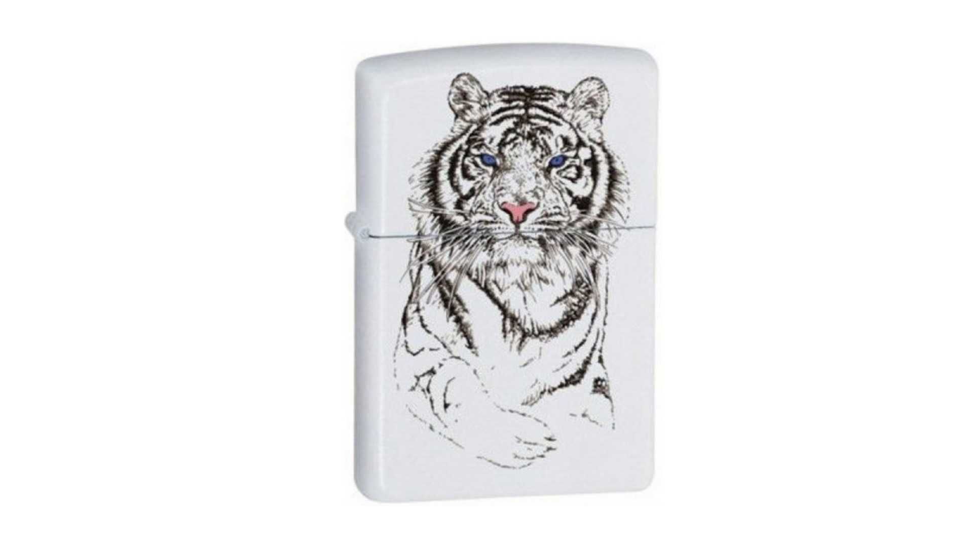 Новая зажигалка Zippo 24810 WHT TGR