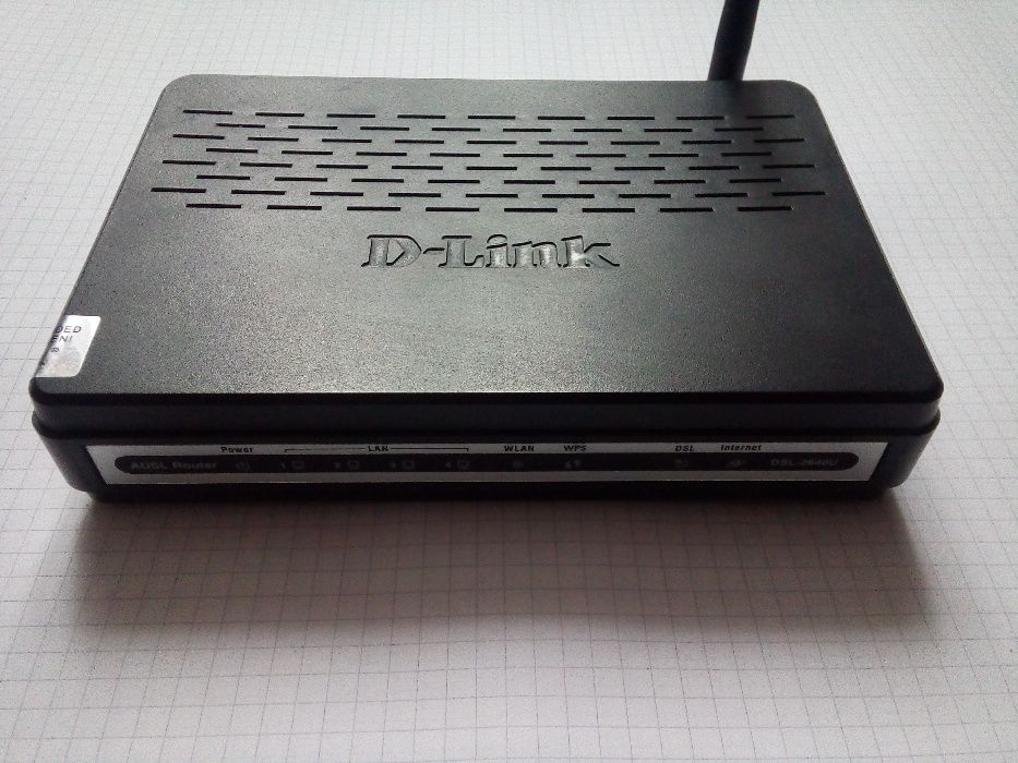 Маршрутизатор-модем ADSL2+ D-Link DSL-2640U/NRU/BA/C4. ОБМІН.