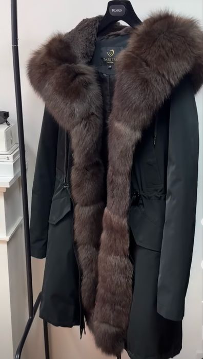 Парка с мехом зимняя