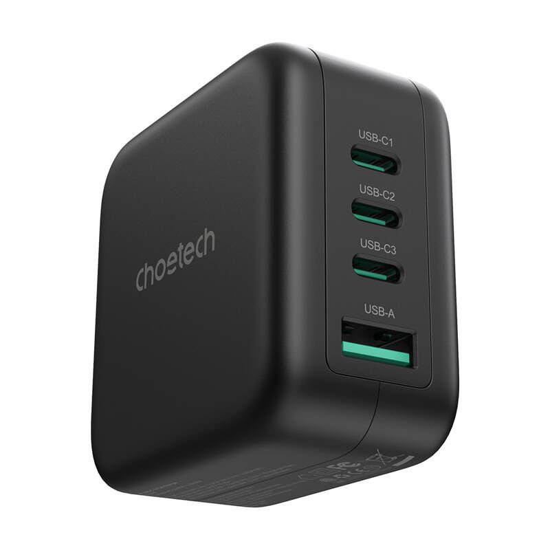Ładowarka sieciowa Choetech PD6055 70W GaN z przejściówkami US, EU, UK