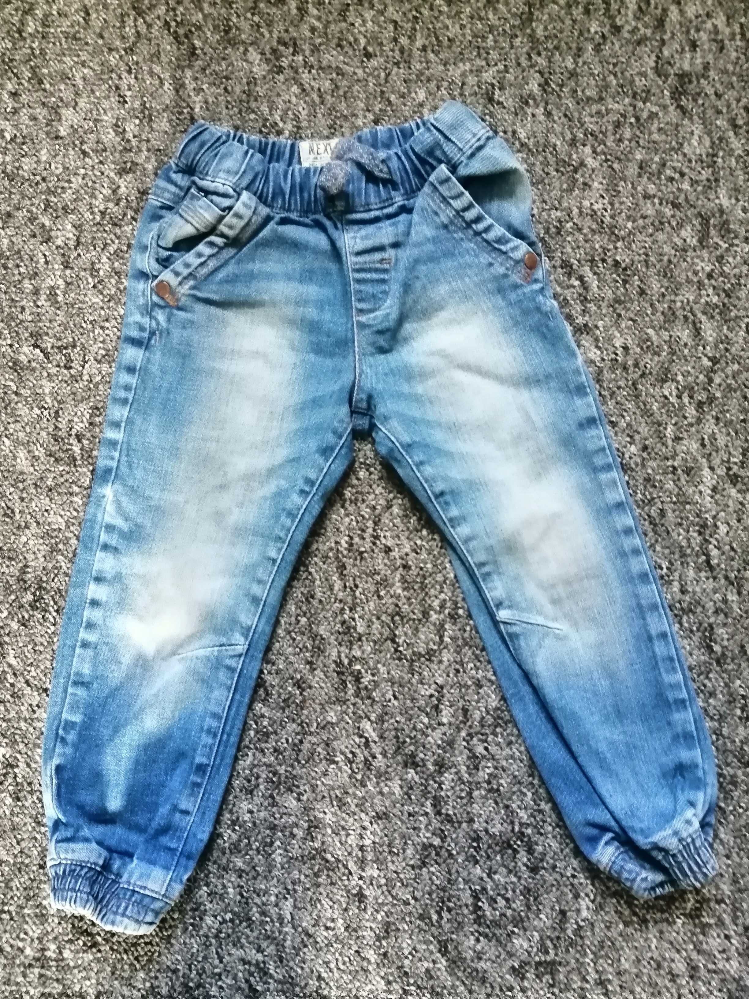 Spodnie jeansy Next jogger rozmiar 98