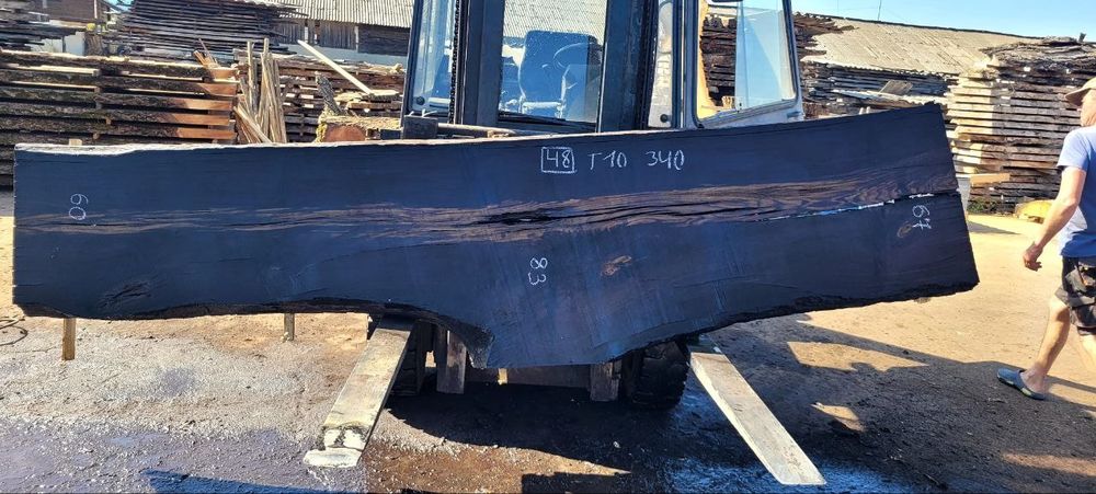 Морений дуб. Сляб дуба. Американський горіх. Слеб. Зріз. Спил. ДЗВОНИ