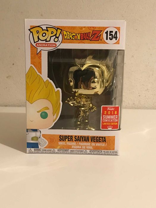 Funko Pop Dragon Ball Z Super Saiyan Vegeta #154