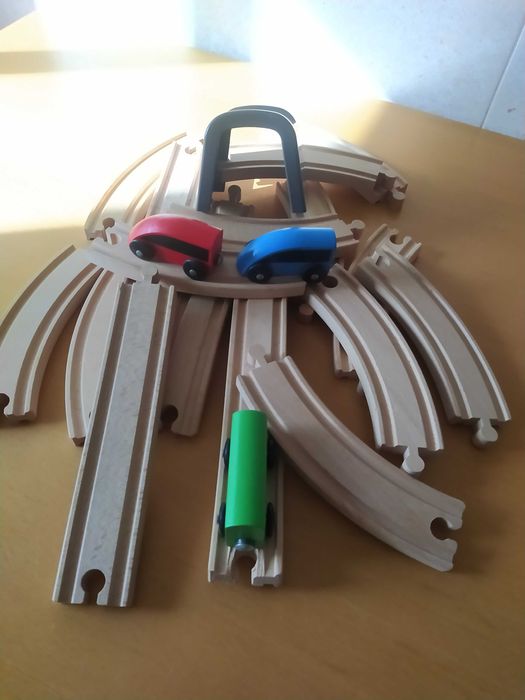 Comboio de madeira de brincar Ikea